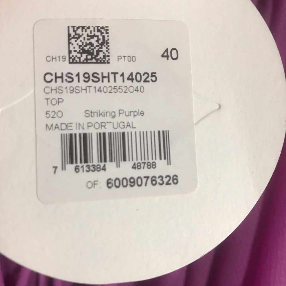 See by Chloe- sheer ruffle blouse- striking purple - Picture 4 of 8